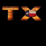 Texas Vintage Wooden Font Premium Unisex T-shirt