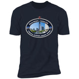 Chicago: "Once bitten, Thence smitten" Premium Unisex T-shirt