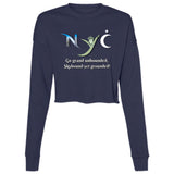 NYC Skybound Ladies Cropped Sweatshirt