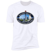 Chicago: "Once bitten, Thence smitten" Premium Unisex T-shirt