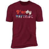 San Francisco 49'ers Nerdy Baytriot Premium Unisex T-shirt