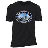 Chicago: "Once bitten, Thence smitten" Premium Unisex T-shirt