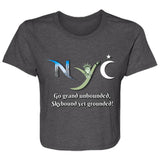 NYC Skybound Ladies Flowy Cropped Tee