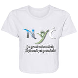 NYC Skybound Ladies Flowy Cropped Tee