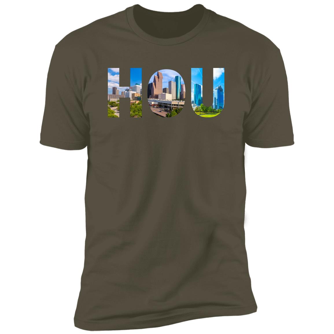 Houston Skyline Premium Unisex T-shirt