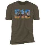 Cincinnati 513 Skyline Premium Unisex T-shirt