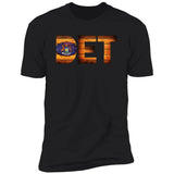 Detroit Vintage Wood Font Premium Unisex T-shirt
