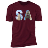 San Antonio Landmarks Premium Unisex T-shirt