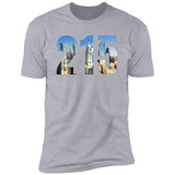 Philly  215 Landmarks Premium Unisex T-shirt