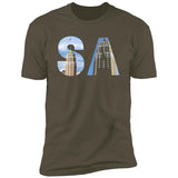 San Antonio Landmarks Premium Unisex T-shirt