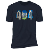 Atlanta 404 Landmarks Premium Unisex T-shirt