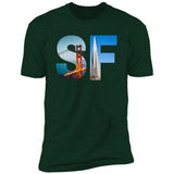 San Francisco Landmarks Premium Unisex T-shirt