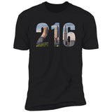 Cleveland 216 Skyline Premium Unisex T-shirt