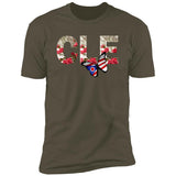 Cleveland "Red Carnation Font" Premium Unisex T-shirt