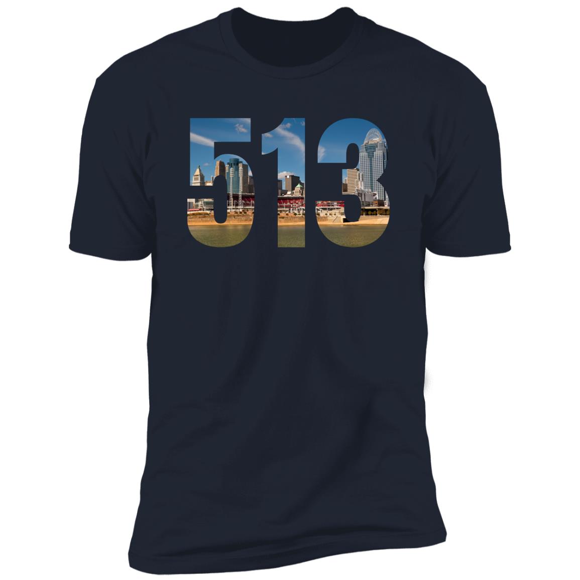 Cincinnati 513 Skyline Premium Unisex T-shirt