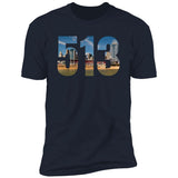 Cincinnati 513 Skyline Premium Unisex T-shirt