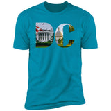 Washington DC Landmarks Premium Unisex T-shirt