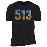 Cincinnati 513 Skyline Premium Unisex T-shirt
