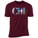 Chicago Skyline Premium Unisex T-shirt