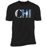 Chicago Skyline Premium Unisex T-shirt
