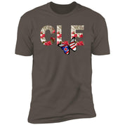 Cleveland "Red Carnation Font" Premium Unisex T-shirt