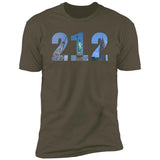 NYC 212  Landmarks Premium Unisex T-shirt