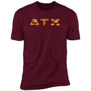 Austin Vintage Wooden Font Premium Unisex T-shirt