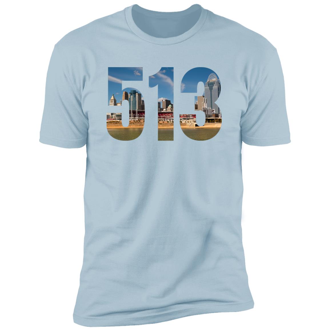 Cincinnati 513 Skyline Premium Unisex T-shirt