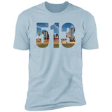 Cincinnati 513 Skyline Premium Unisex T-shirt