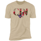 Cincinnati "Red Carnation Font" Premium Unisex T-shirt