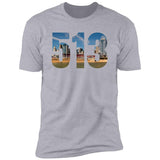 Cincinnati 513 Skyline Premium Unisex T-shirt