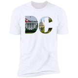 Washington DC Landmarks Premium Unisex T-shirt