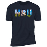 Houston Skyline Premium Unisex T-shirt