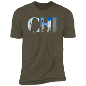 Chicago Skyline Premium Unisex T-shirt