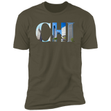 Chicago Skyline Premium Unisex T-shirt