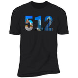 Austin 512 Skyline Premium Unisex T-shirt